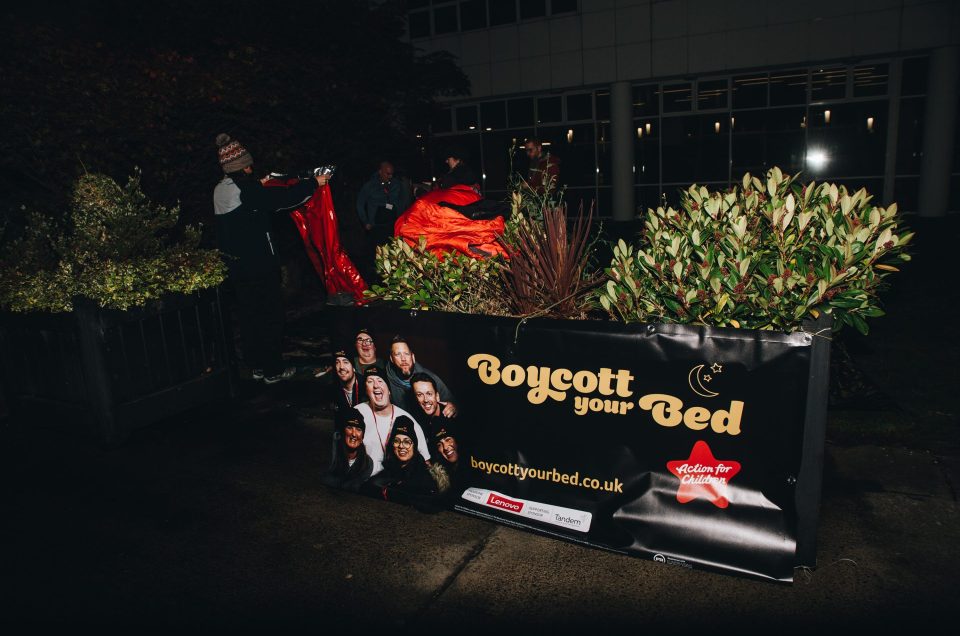 Commercial Photographer Manchester – Capturing Action for Children’s “Boycott Your Bed” Fundraiser in Manchester