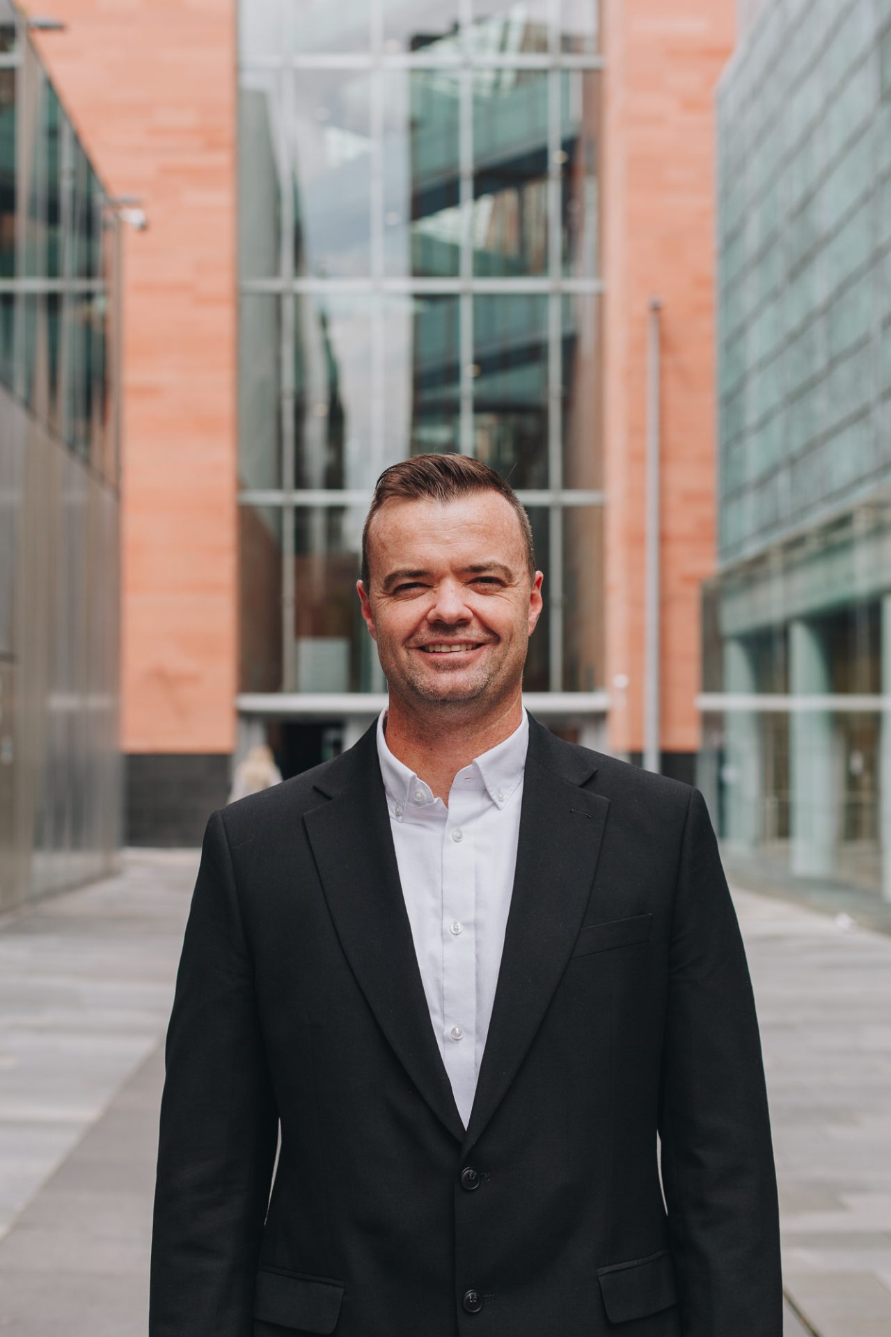 Professional personal branding photography session in Manchester featuring Darren
