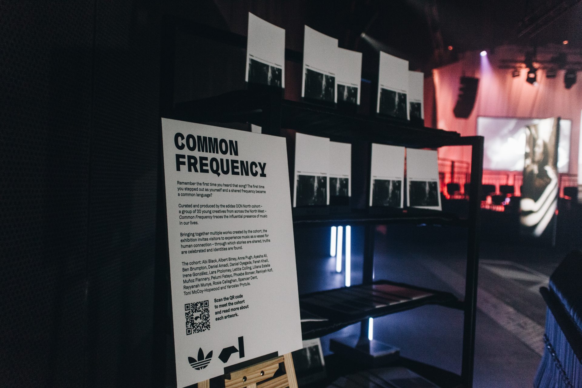Common Frequency exhibition installations at Aviva Studios, Manchester